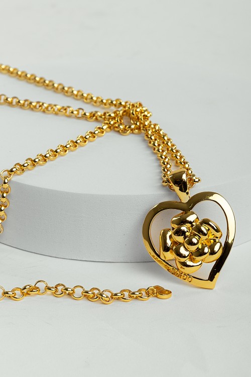 Sixdo Golden Six Heart Metal Belt